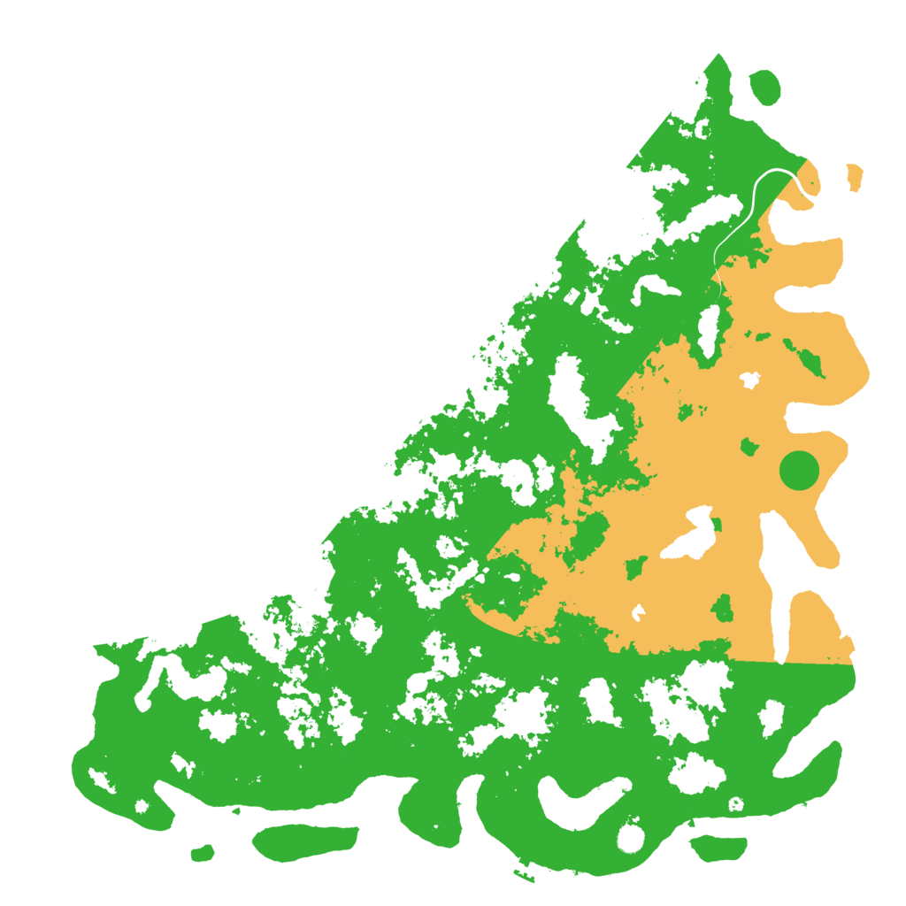 Biome Rust Map: Procedural Map, Size: 6000, Seed: 231102