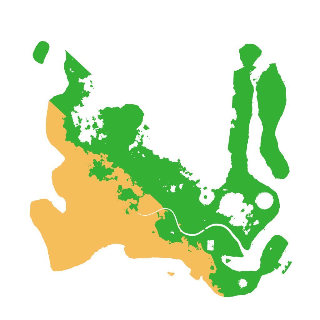 Biome Rust Map: Procedural Map, Size: 3300, Seed: 87891228