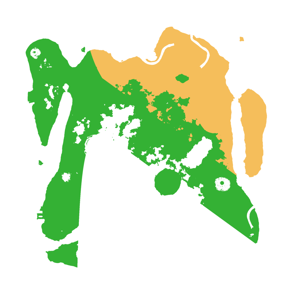 Biome Rust Map: Procedural Map, Size: 3000, Seed: 921741912