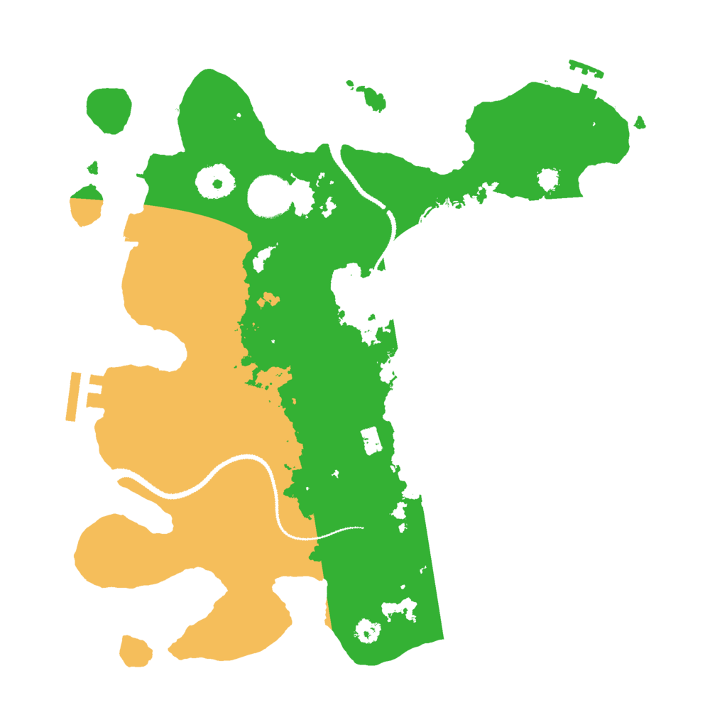 Biome Rust Map: Procedural Map, Size: 3000, Seed: 1990180508