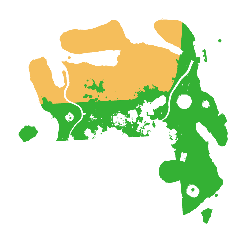 Biome Rust Map: Procedural Map, Size: 3000, Seed: 850738448