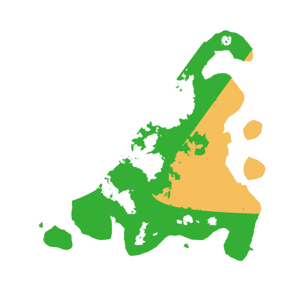 Biome Rust Map: Procedural Map, Size: 3000, Seed: 266237982