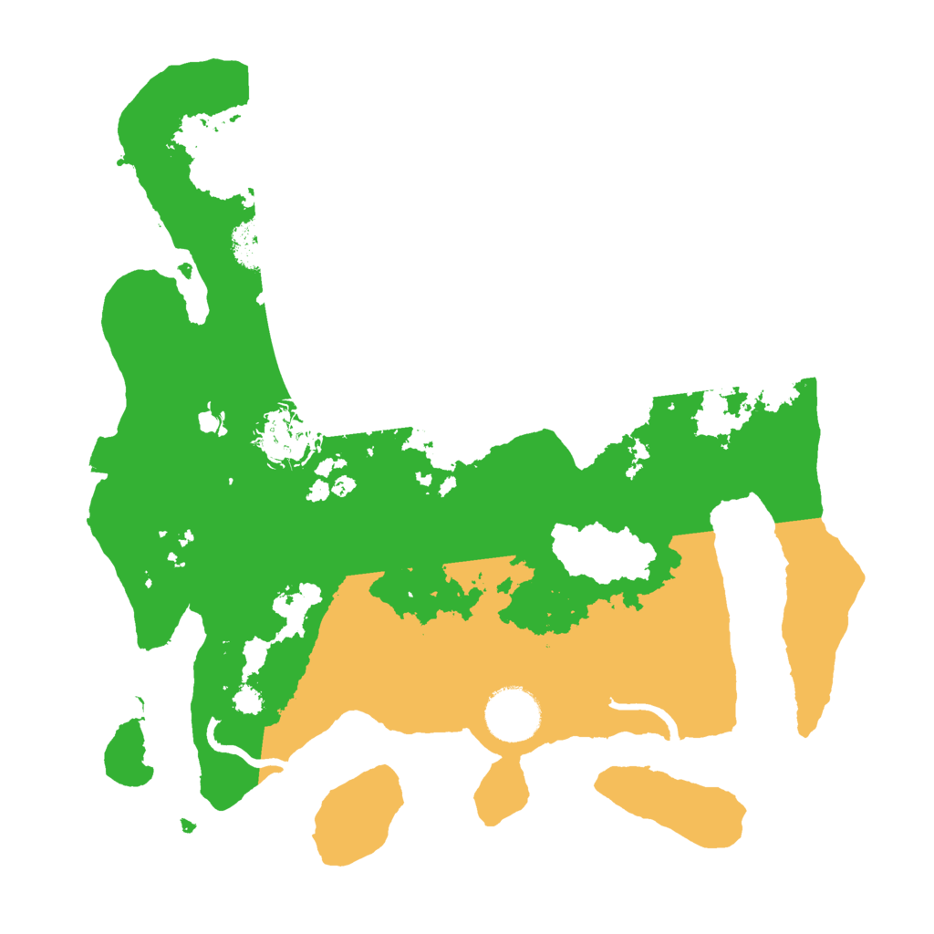 Biome Rust Map: Procedural Map, Size: 3000, Seed: 208498522