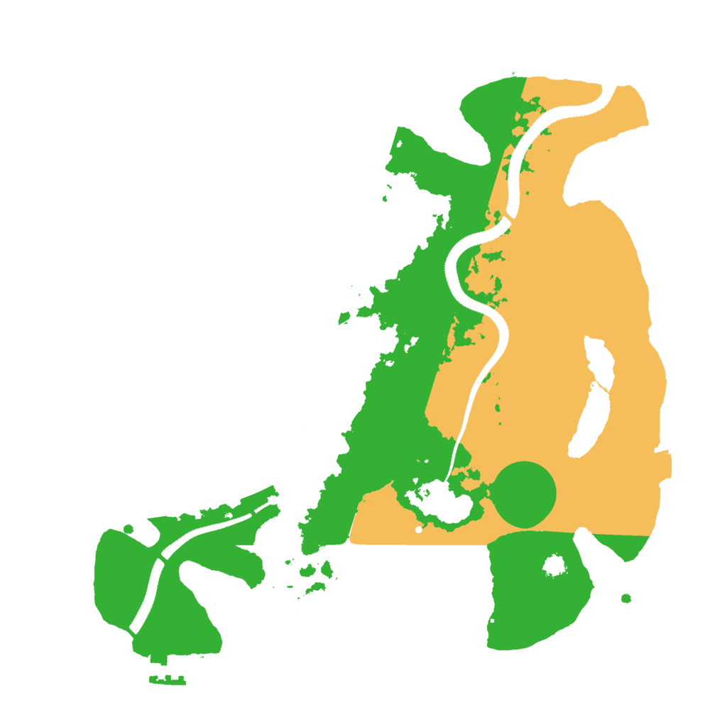 Biome Rust Map: Procedural Map, Size: 3000, Seed: 341582