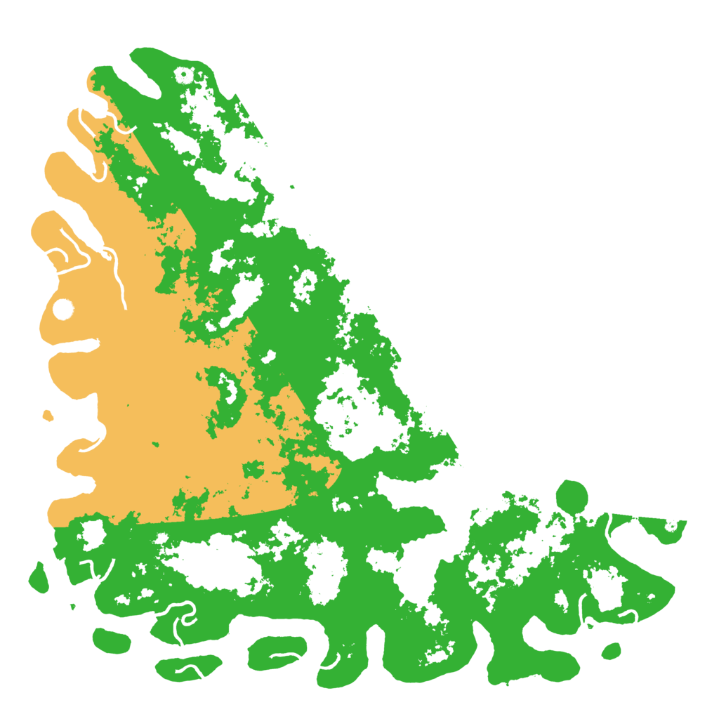 Biome Rust Map: Procedural Map, Size: 6000, Seed: 383157206