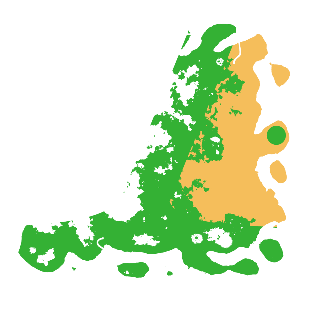 Biome Rust Map: Procedural Map, Size: 4300, Seed: 72742453