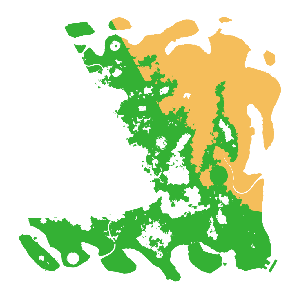 Biome Rust Map: Procedural Map, Size: 4400, Seed: 83759570