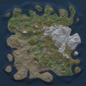 Thumbnail Rust Map: Procedural Map, Size: 4250, Seed: 1846690078, 18 Monuments