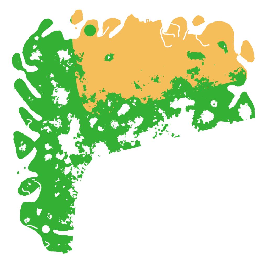 Biome Rust Map: Procedural Map, Size: 6000, Seed: 48725651