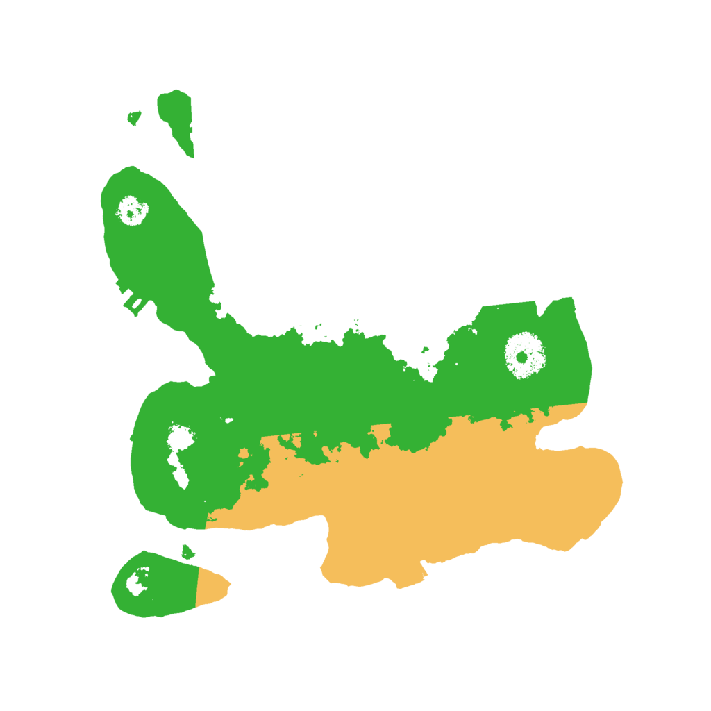 Biome Rust Map: Procedural Map, Size: 2500, Seed: 115980297