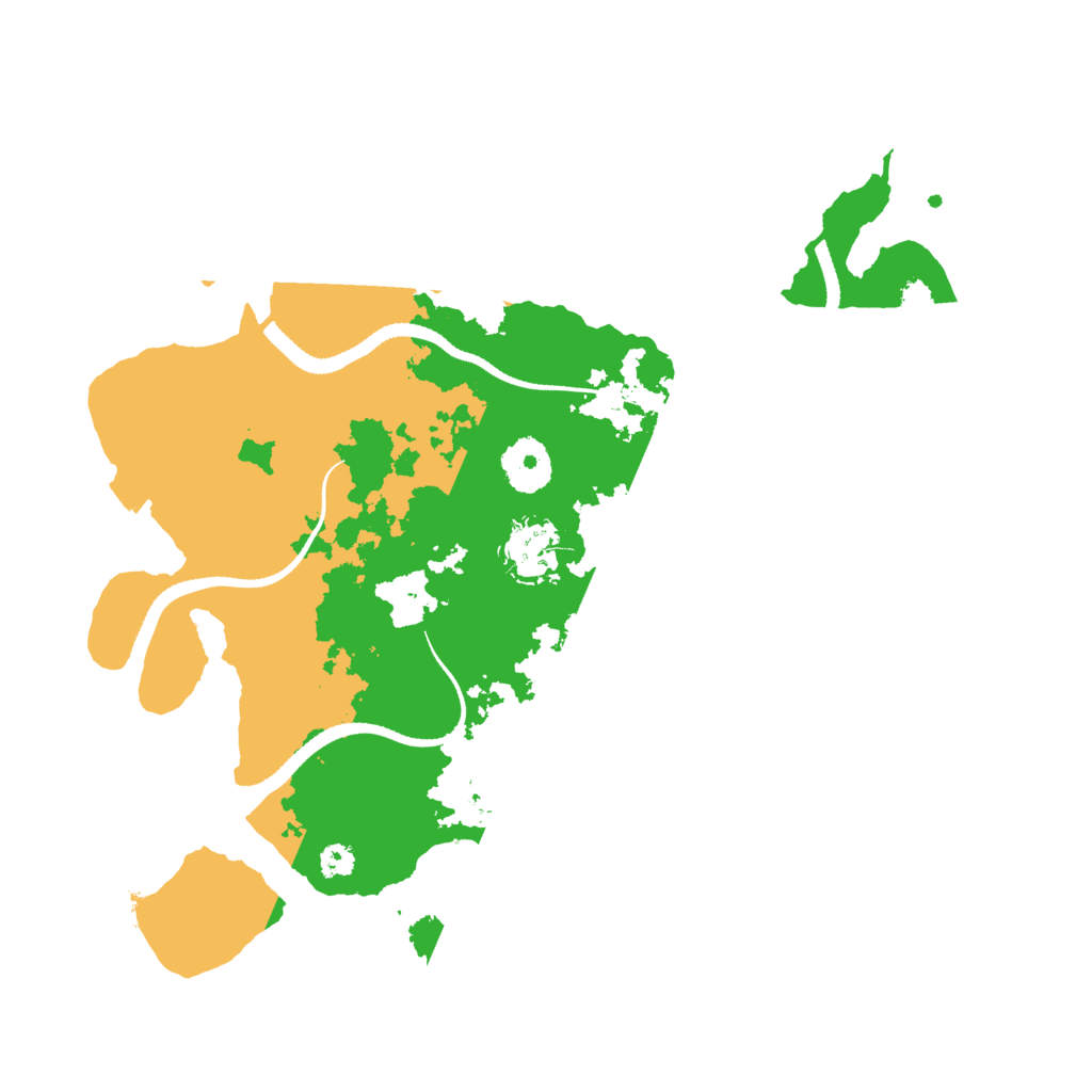 Biome Rust Map: Procedural Map, Size: 3200, Seed: 1441322131