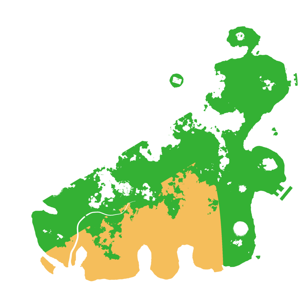 Biome Rust Map: Procedural Map, Size: 3700, Seed: 248700145