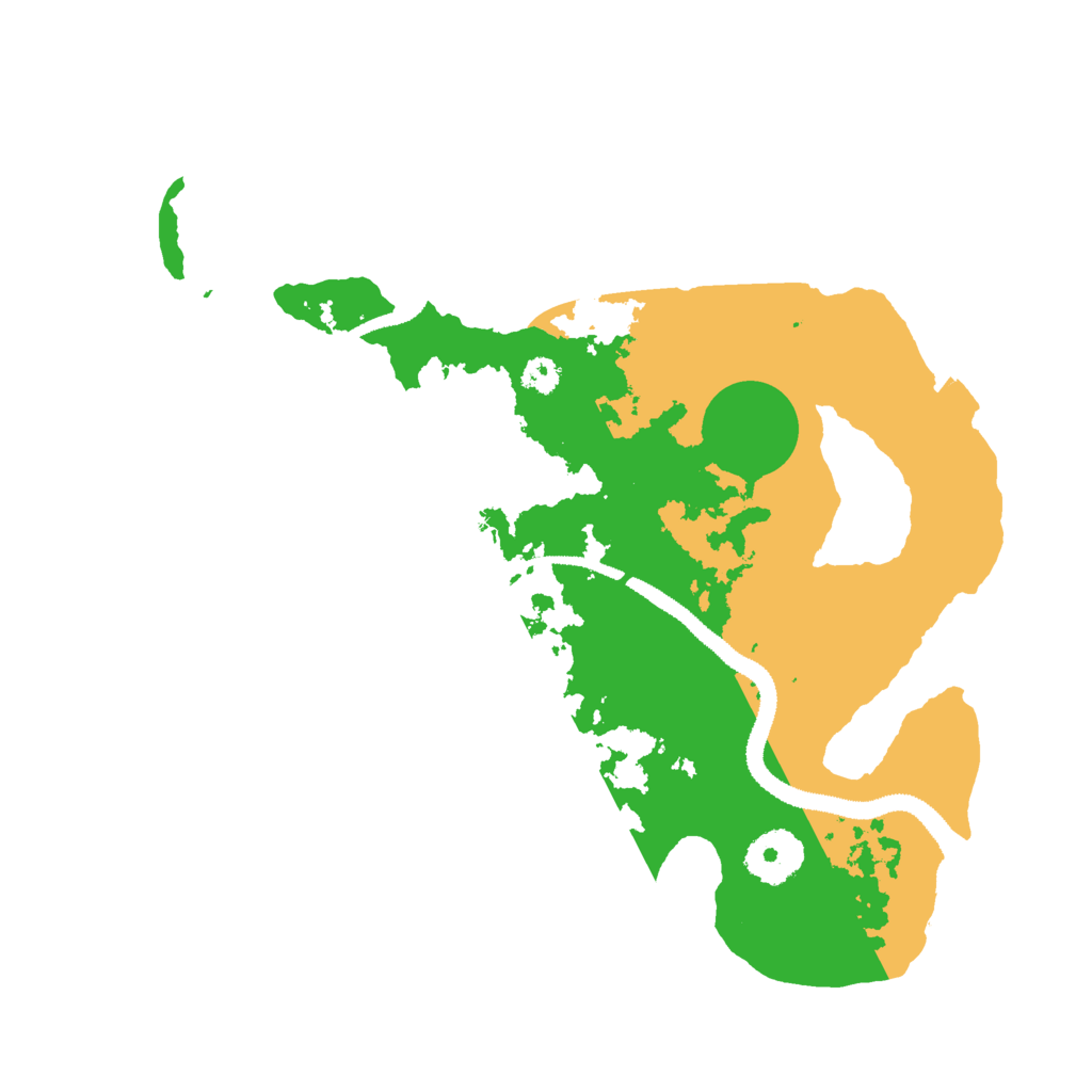 Biome Rust Map: Procedural Map, Size: 3000, Seed: 1907719790