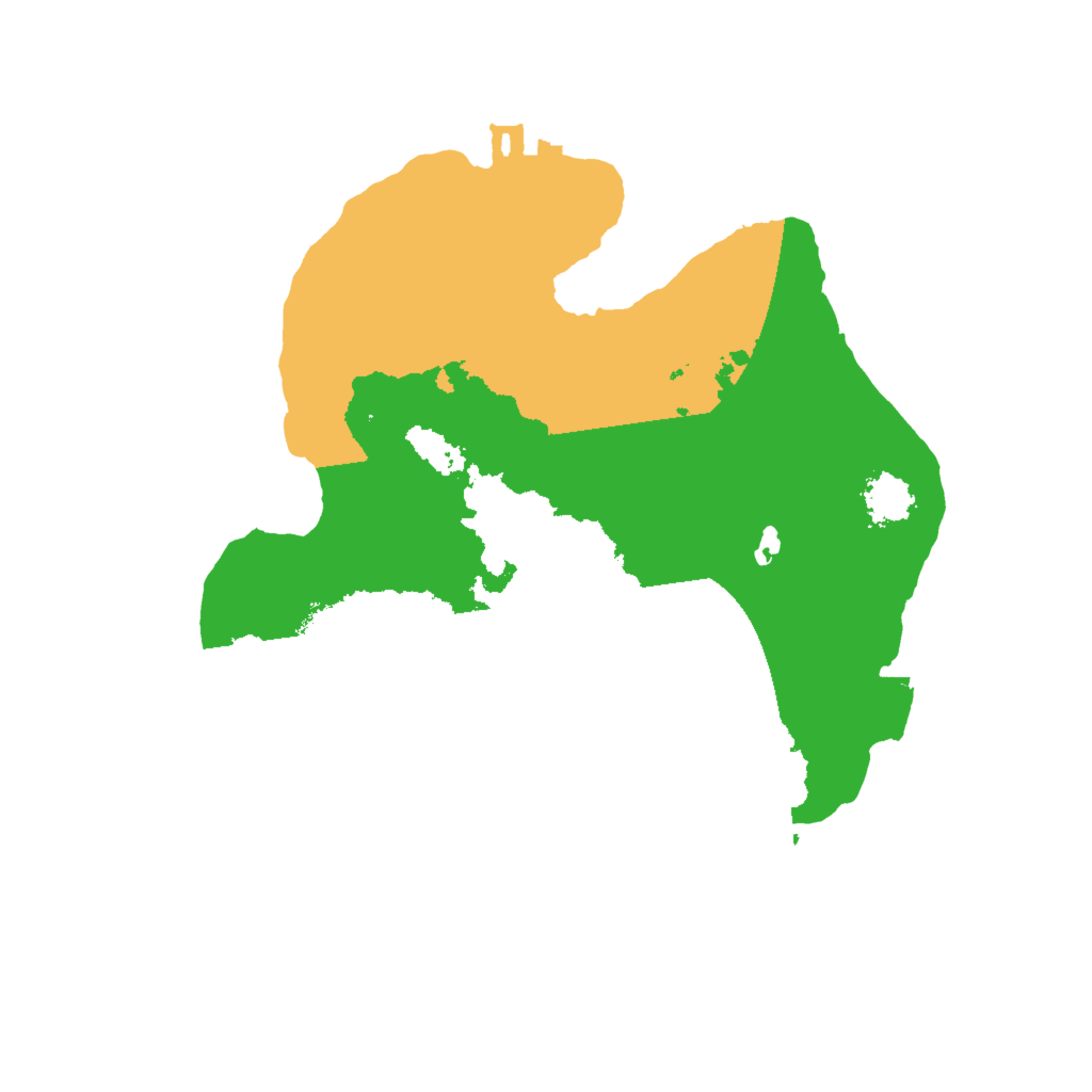 Biome Rust Map: Procedural Map, Size: 2000, Seed: 1230811951