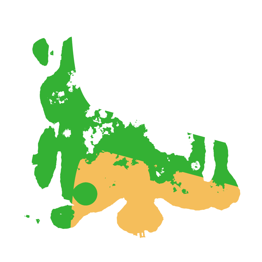 Biome Rust Map: Procedural Map, Size: 3000, Seed: 8640213