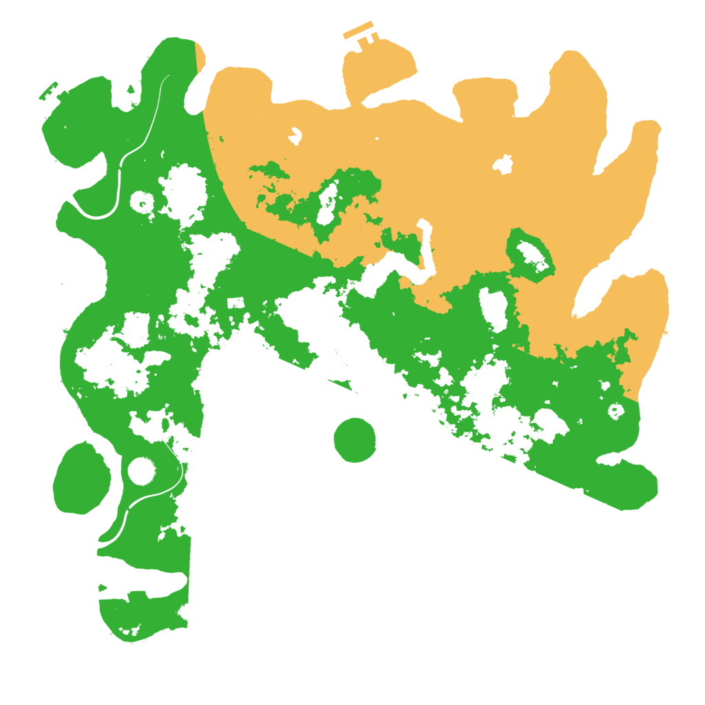 Biome Rust Map: Procedural Map, Size: 4500, Seed: 2028104716