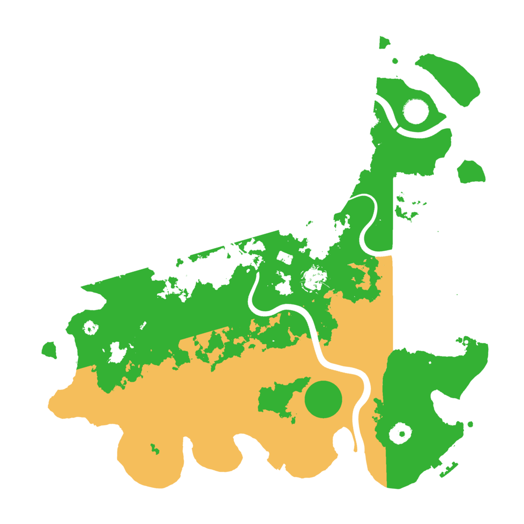 Biome Rust Map: Procedural Map, Size: 3700, Seed: 1436352653