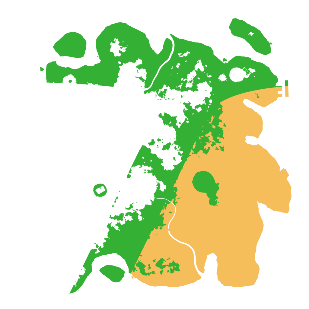 Biome Rust Map: Procedural Map, Size: 3800, Seed: 2024