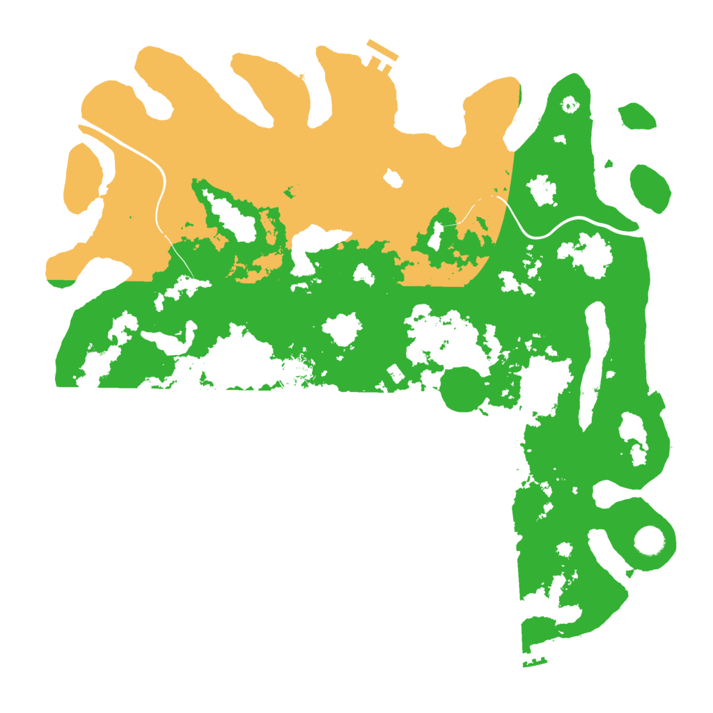 Biome Rust Map: Procedural Map, Size: 4250, Seed: 472982866