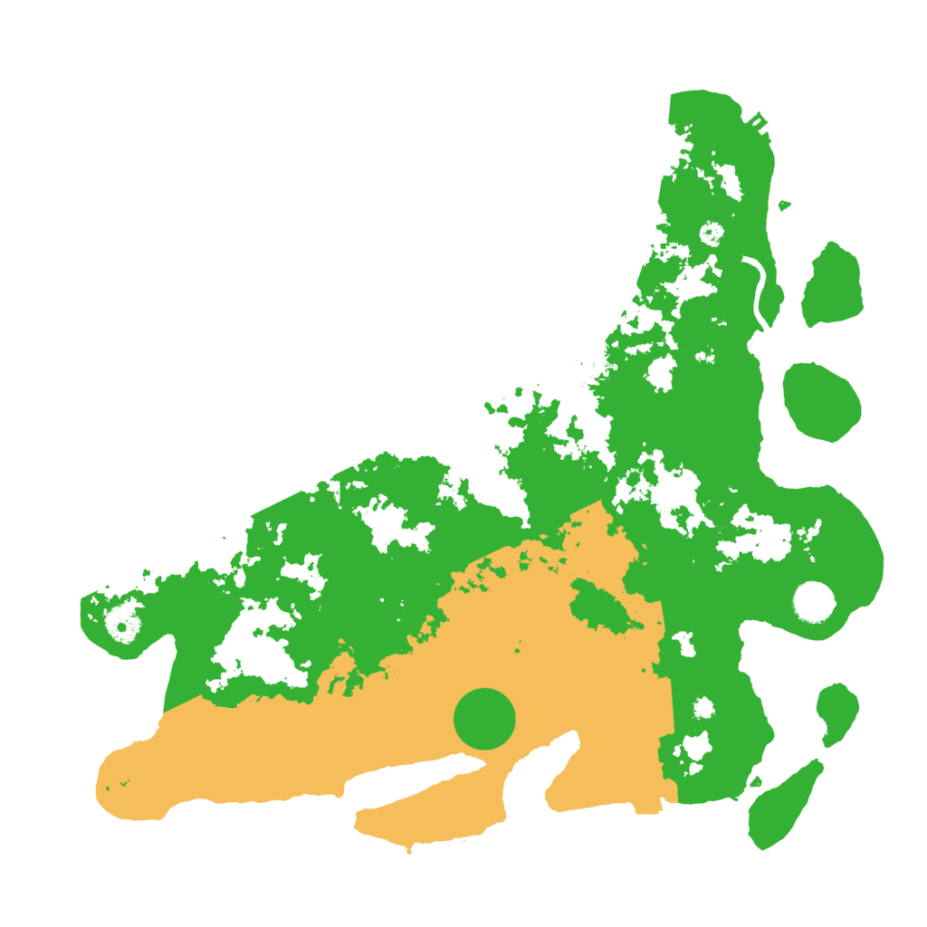 Biome Rust Map: Procedural Map, Size: 3950, Seed: 16892751
