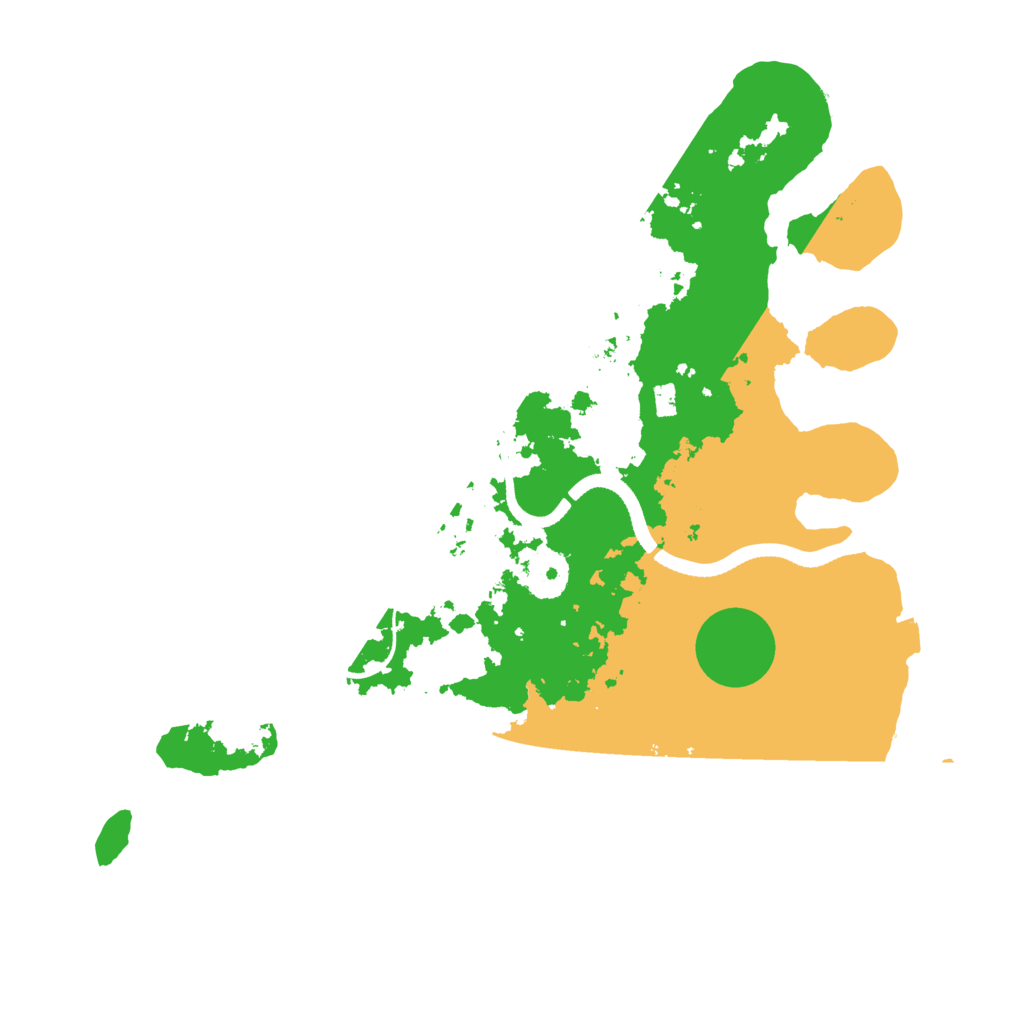 Biome Rust Map: Procedural Map, Size: 3400, Seed: 990071279