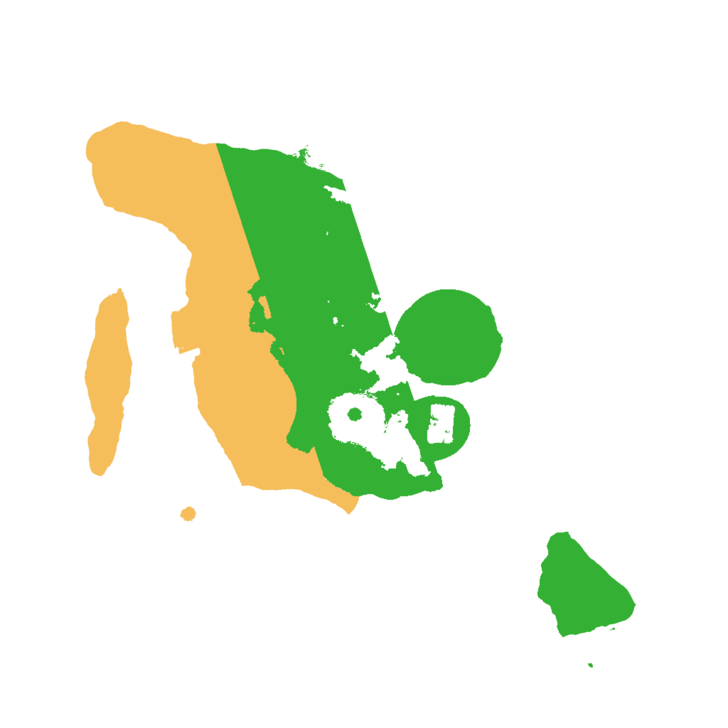 Biome Rust Map: Procedural Map, Size: 2000, Seed: 5580