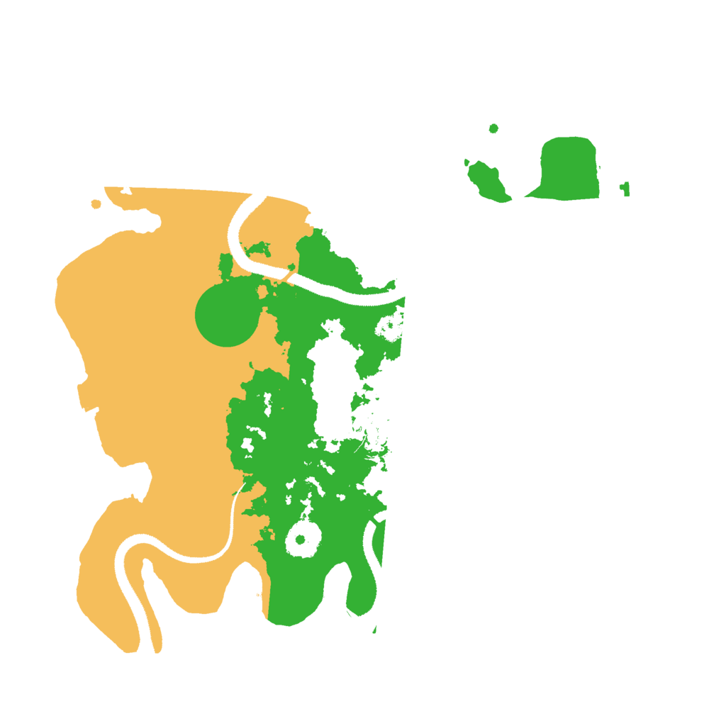 Biome Rust Map: Procedural Map, Size: 3000, Seed: 6513