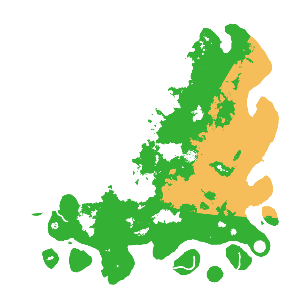 Biome Rust Map: Procedural Map, Size: 4300, Seed: 1343756198