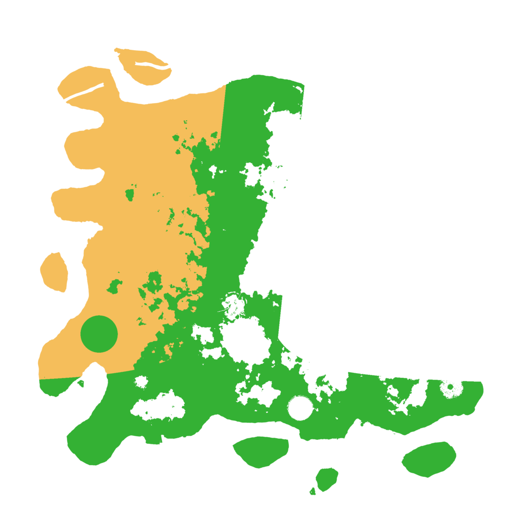 Biome Rust Map: Procedural Map, Size: 3700, Seed: 1330956627