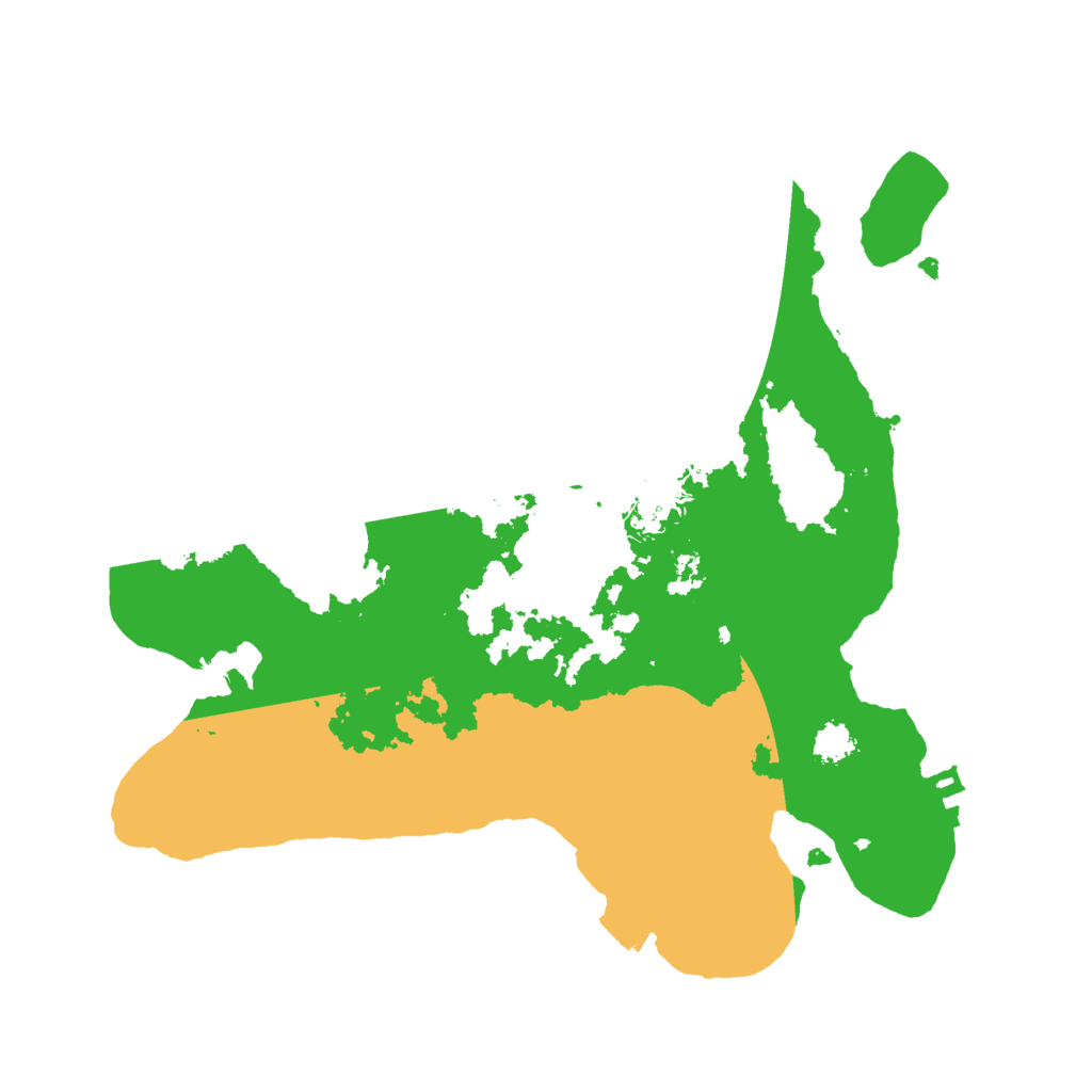 Biome Rust Map: Procedural Map, Size: 2500, Seed: 1794699866