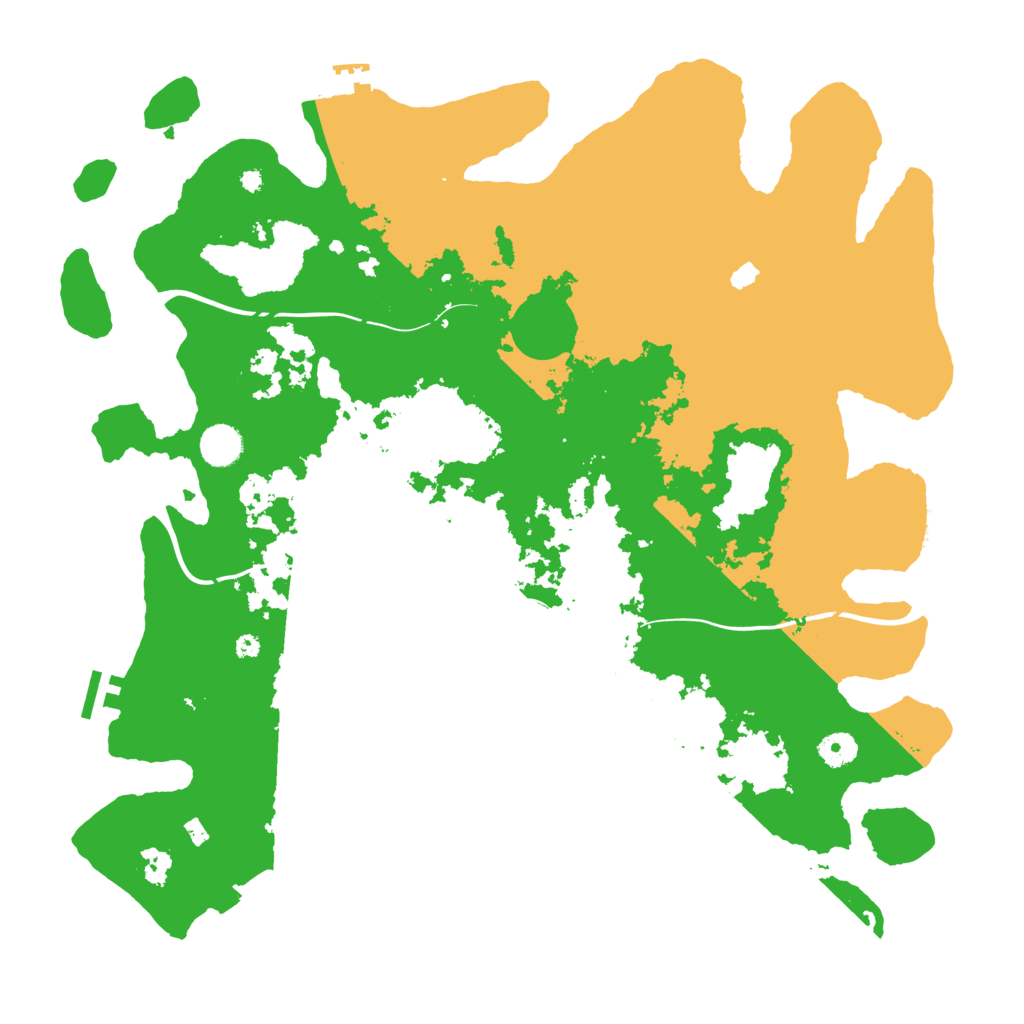 Biome Rust Map: Procedural Map, Size: 4250, Seed: 1258670117