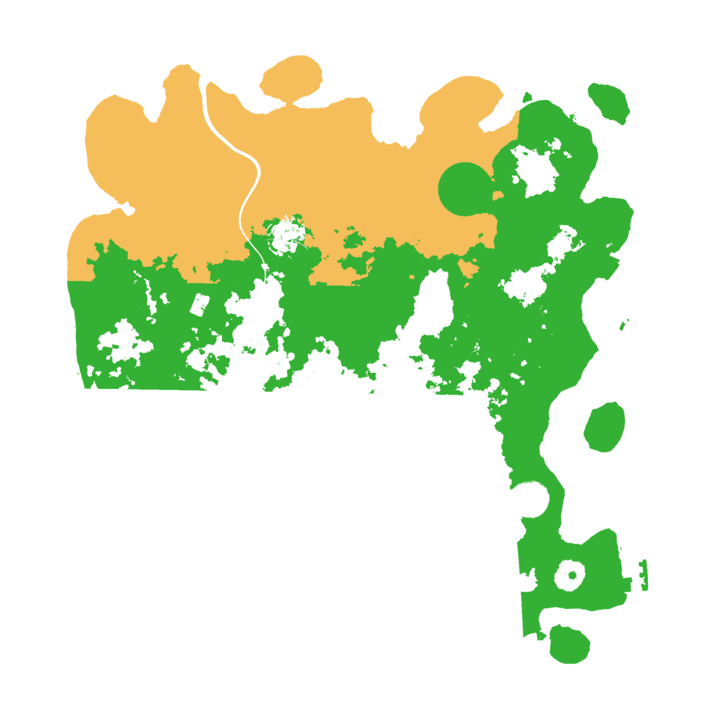 Biome Rust Map: Procedural Map, Size: 3500, Seed: 1317613782