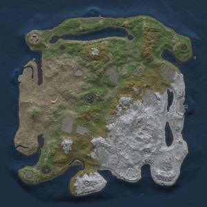 Thumbnail Rust Map: Procedural Map, Size: 3500, Seed: 141708668, 18 Monuments