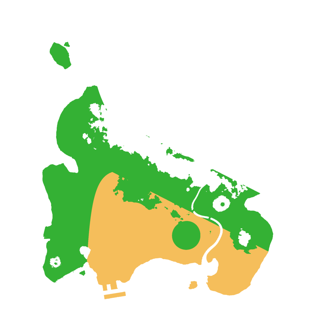 Biome Rust Map: Procedural Map, Size: 3000, Seed: 1623414