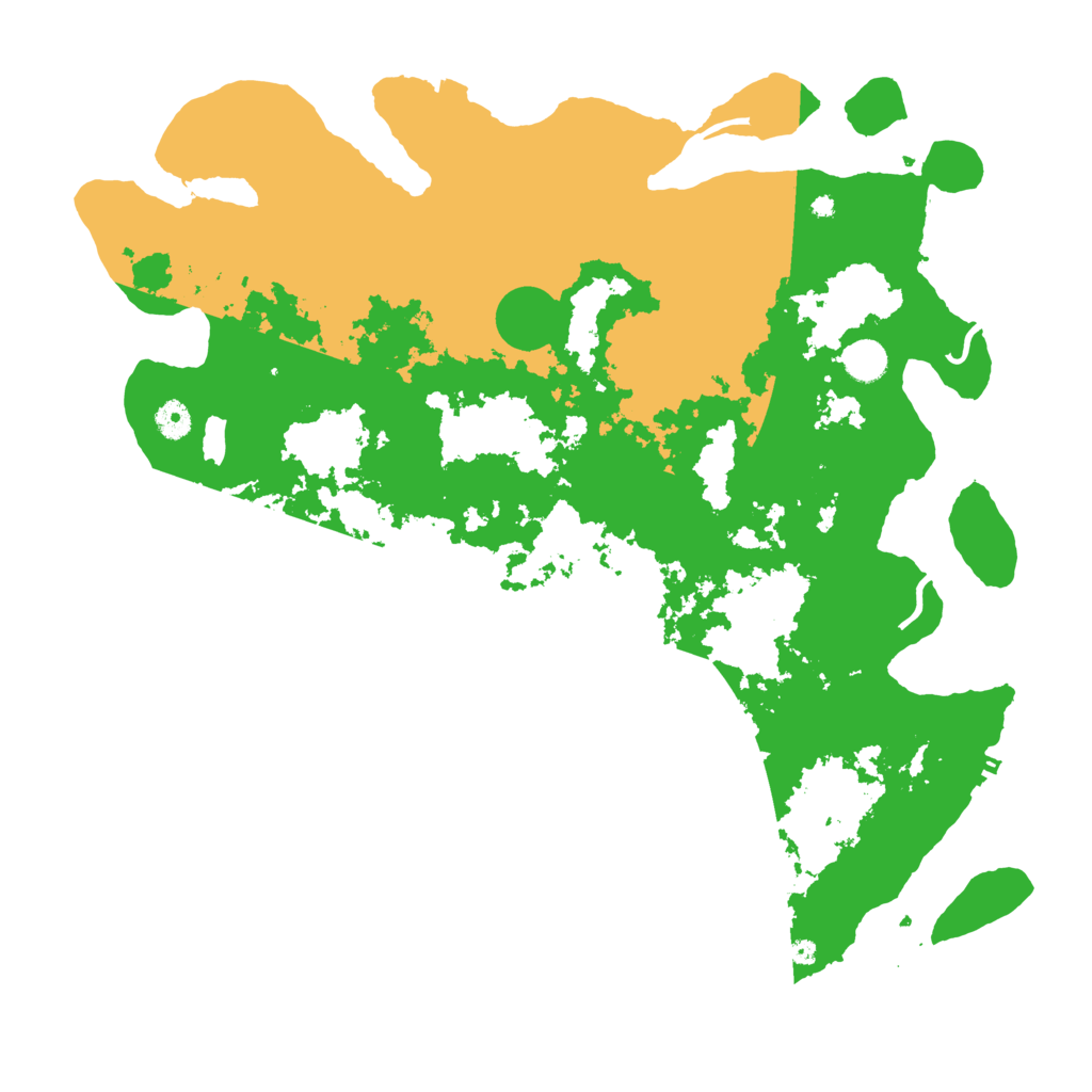 Biome Rust Map: Procedural Map, Size: 4500, Seed: 2104792747