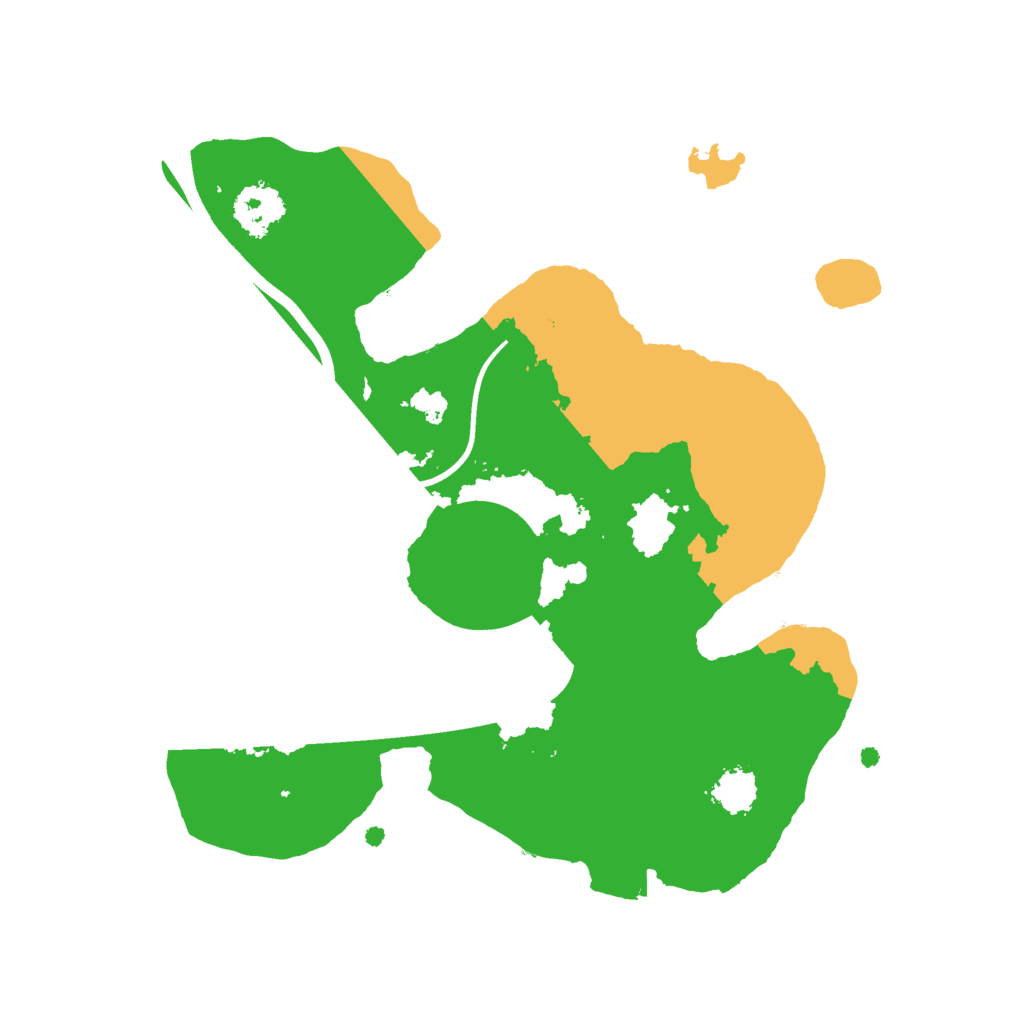 Biome Rust Map: Procedural Map, Size: 2100, Seed: 112228356