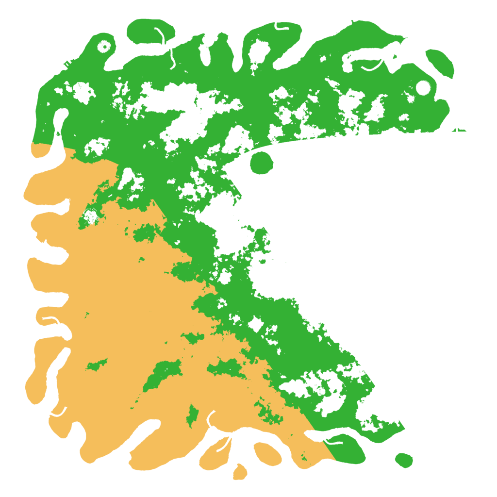 Biome Rust Map: Procedural Map, Size: 6000, Seed: 1888
