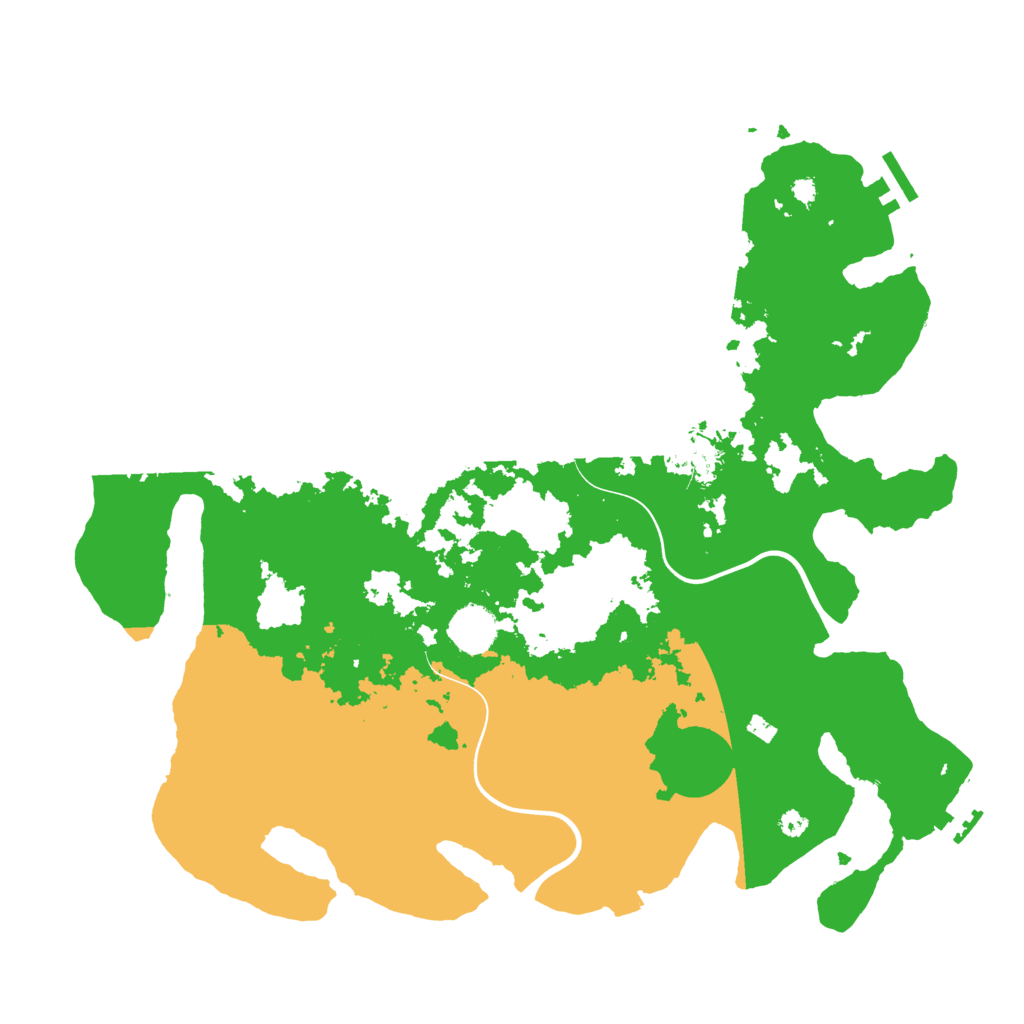 Biome Rust Map: Procedural Map, Size: 3850, Seed: 27926355