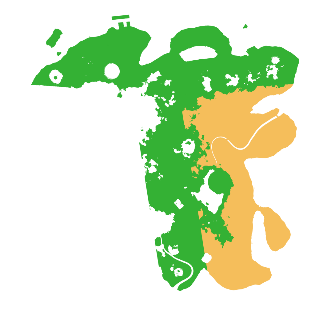 Biome Rust Map: Procedural Map, Size: 3600, Seed: 1768621327