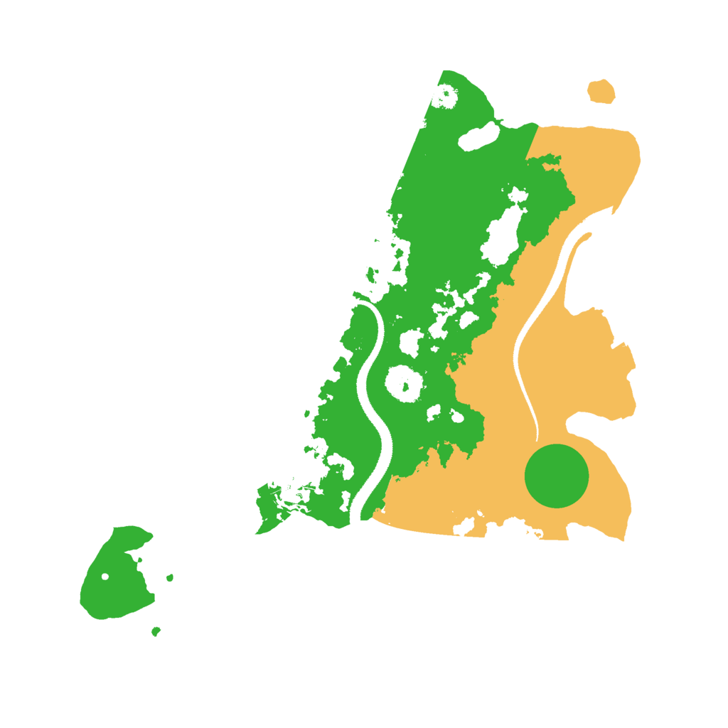 Biome Rust Map: Procedural Map, Size: 3000, Seed: 137023651