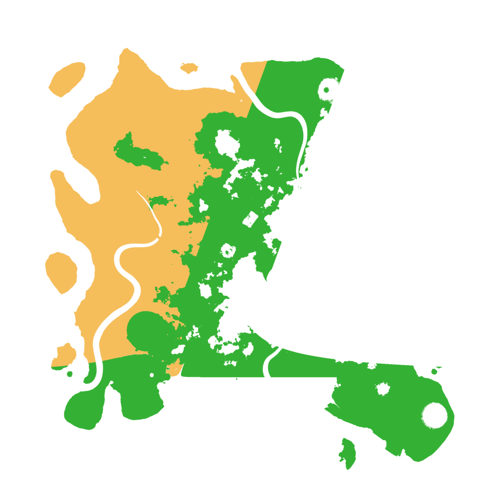 Biome Rust Map: Procedural Map, Size: 3500, Seed: 462004753