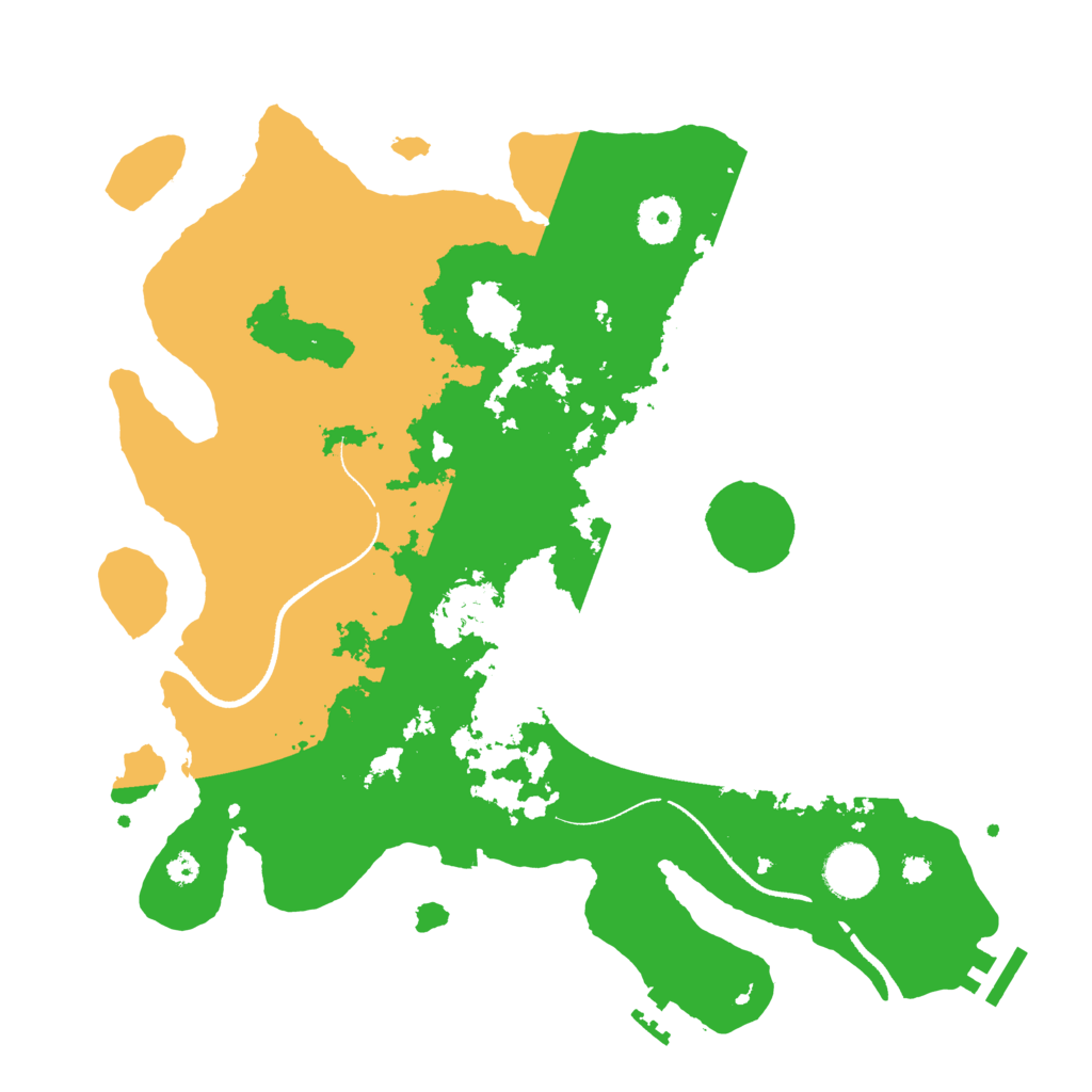 Biome Rust Map: Procedural Map, Size: 3500, Seed: 462004753