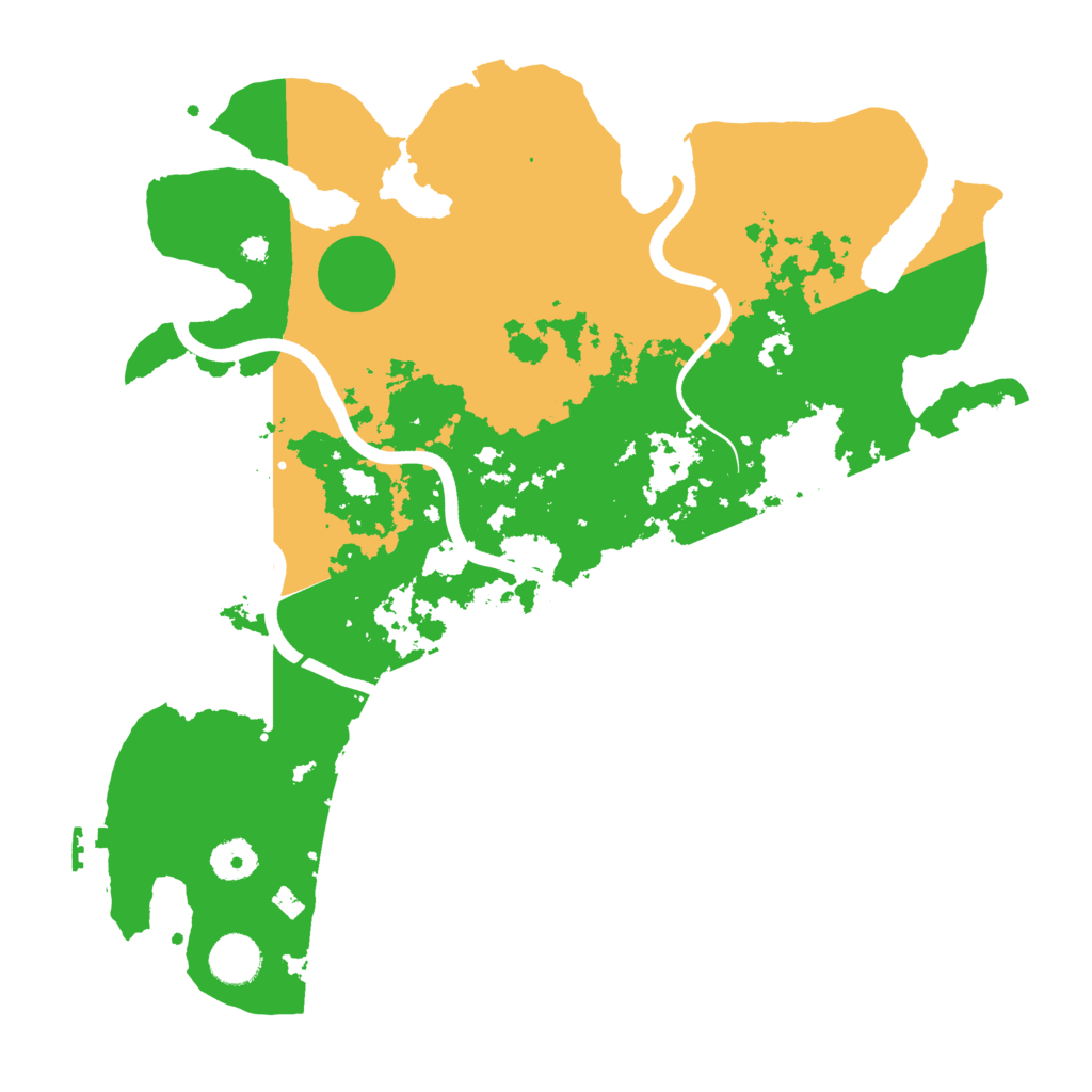 Biome Rust Map: Procedural Map, Size: 3750, Seed: 424507568