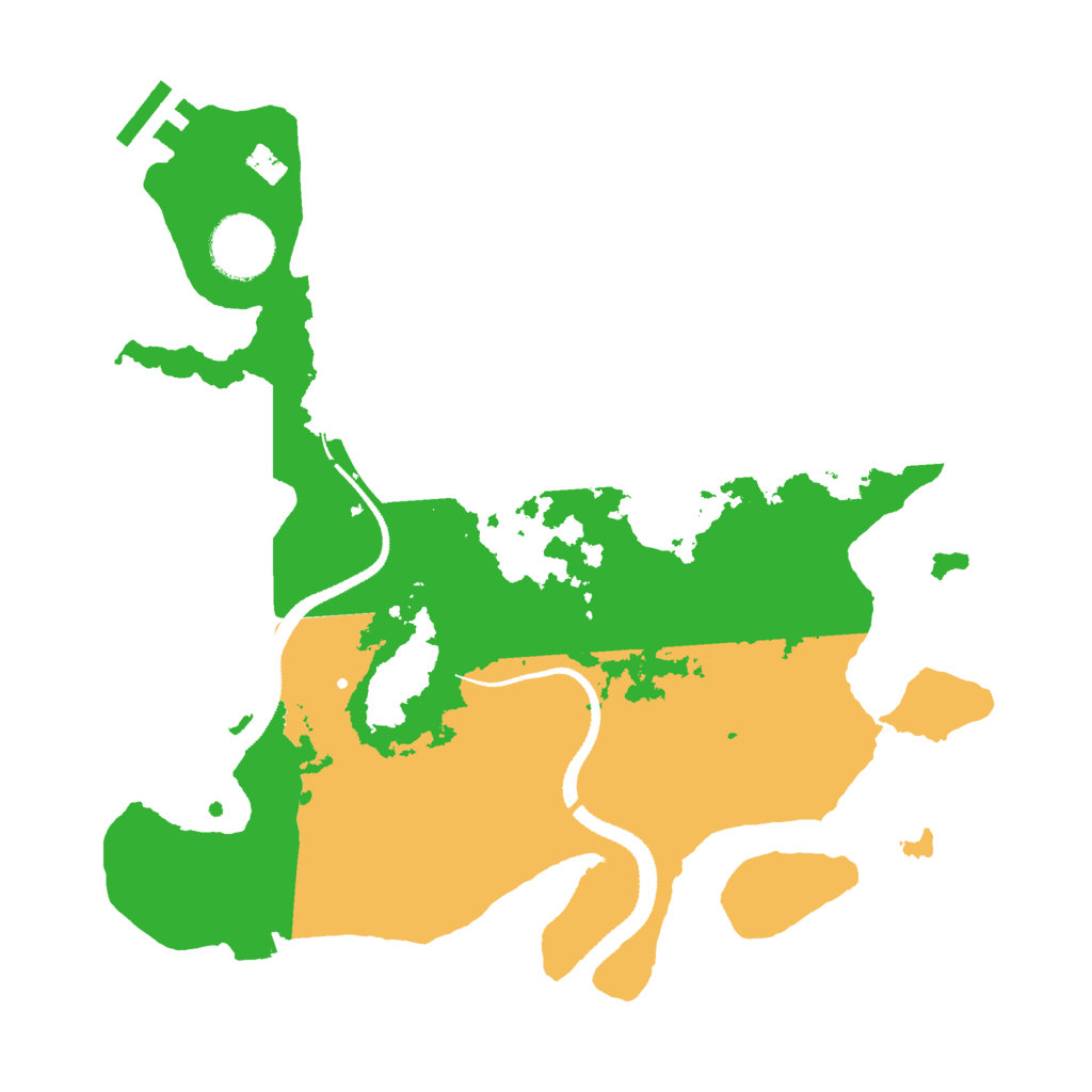 Biome Rust Map: Procedural Map, Size: 3000, Seed: 1198804077