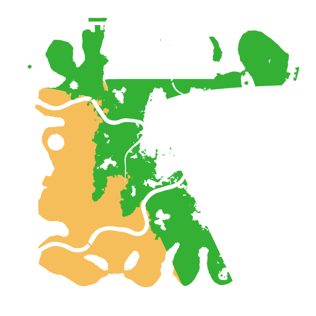 Biome Rust Map: Procedural Map, Size: 3400, Seed: 456564745