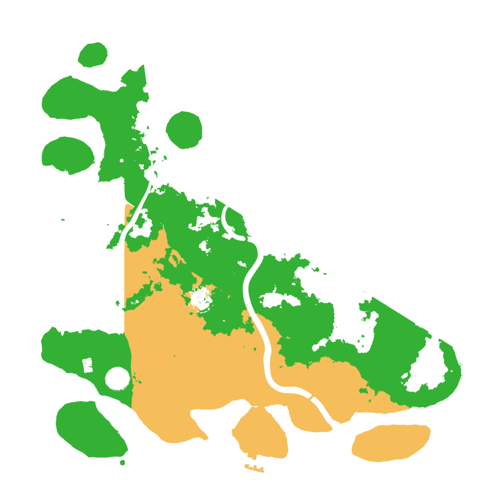 Biome Rust Map: Procedural Map, Size: 3750, Seed: 1991528003