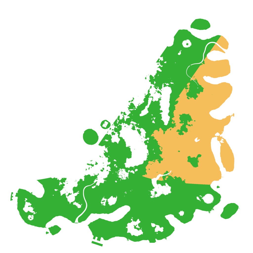 Biome Rust Map: Procedural Map, Size: 4500, Seed: 847629190