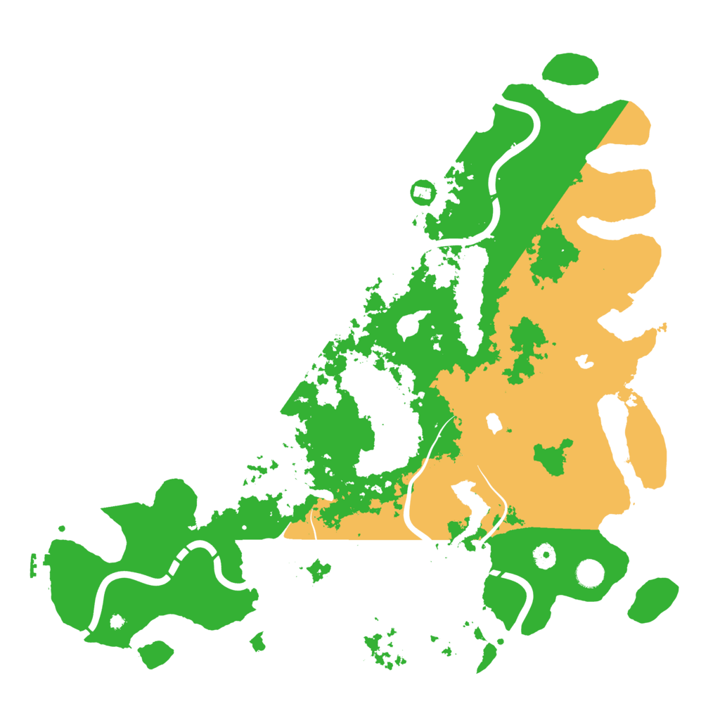 Biome Rust Map: Procedural Map, Size: 4500, Seed: 847629190