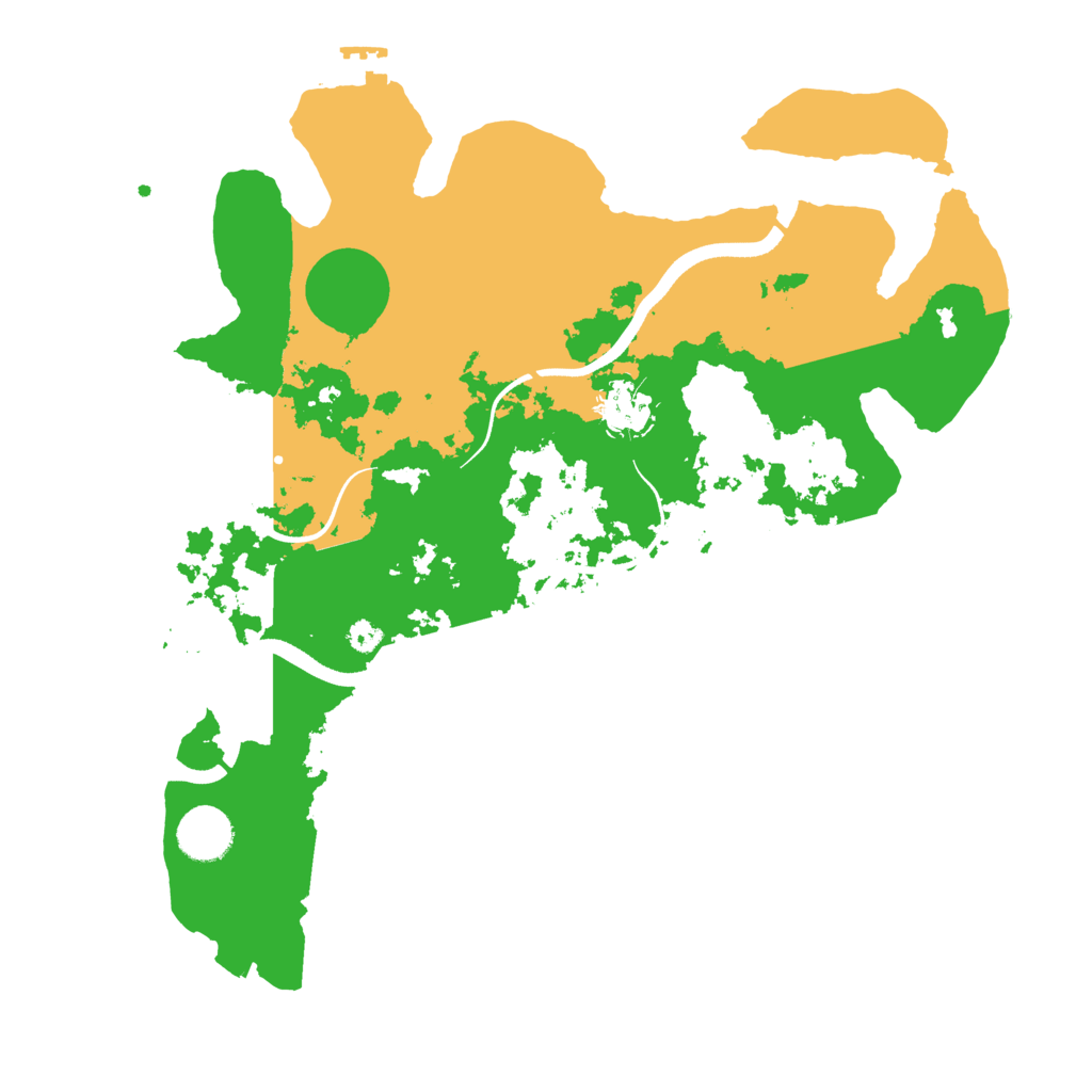 Biome Rust Map: Procedural Map, Size: 3500, Seed: 1962248143