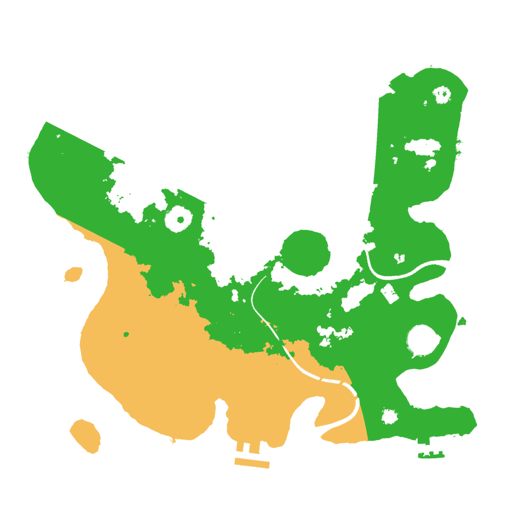 Biome Rust Map: Procedural Map, Size: 3000, Seed: 741298423